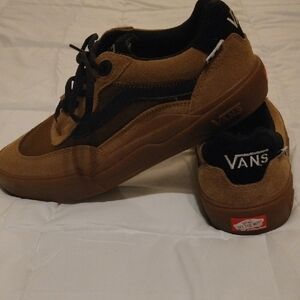 Vans Brown and Black Skate Sneakers
